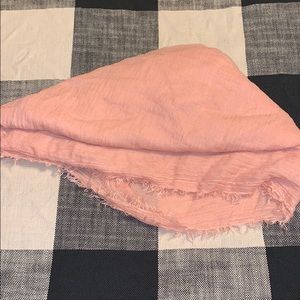 Ann Taylor Large Pink Scarf NWT
